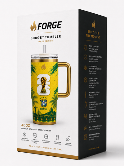 BRAZIL WC26 x Forge Surge™ 40oz Tumbler