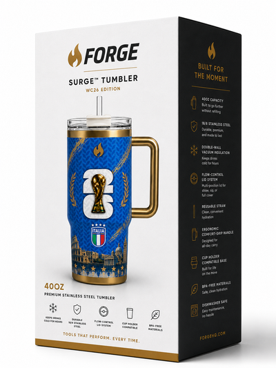 ITALY WC26 x Forge Surge™ 40oz Tumbler